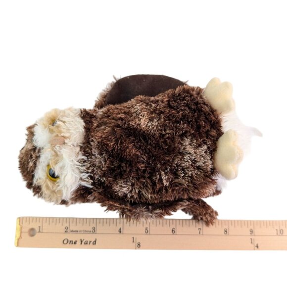 Douglas Moon Light Owl Plush 8" Brown Stuffed Animal Toy #4040 Realistic - Picture 7 of 7